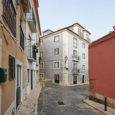 Colourful Life In Alfama By Hansi Lisbona